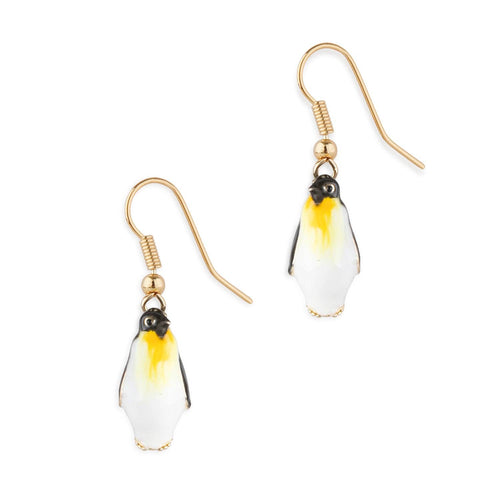 Bill Skinner Earrings - Christmas Penguin Drop