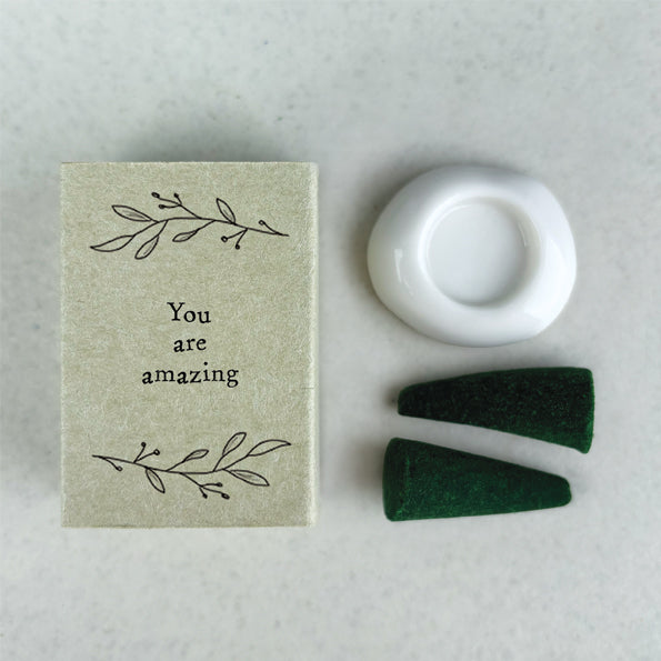 East of India - Incense Matchbox Cone - Amazing