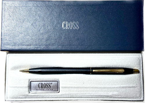 Pre-Owned Pen - Cross Century Black Ballpoint (Made in USA)