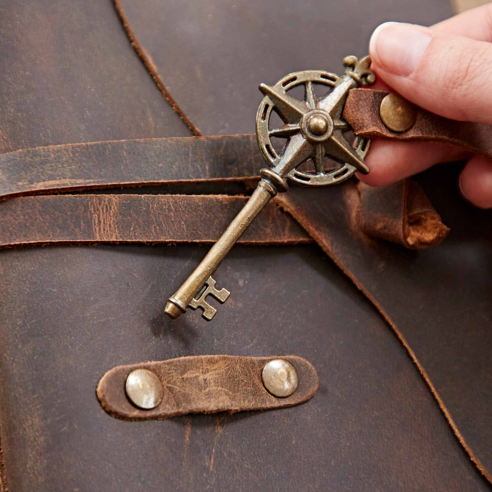 Paper High Journal - Buffalo Leather - Key