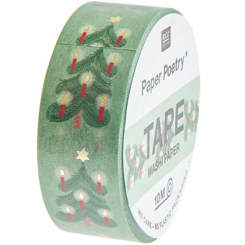 Paper Poetry Washi Tape - Christmas Trees