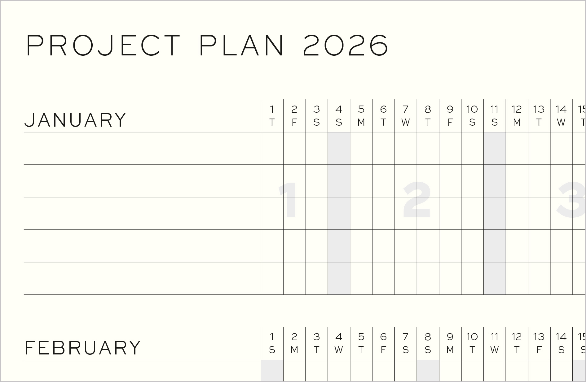 Leuchtturm1917 2026 Diary - Weekly Planner B6+