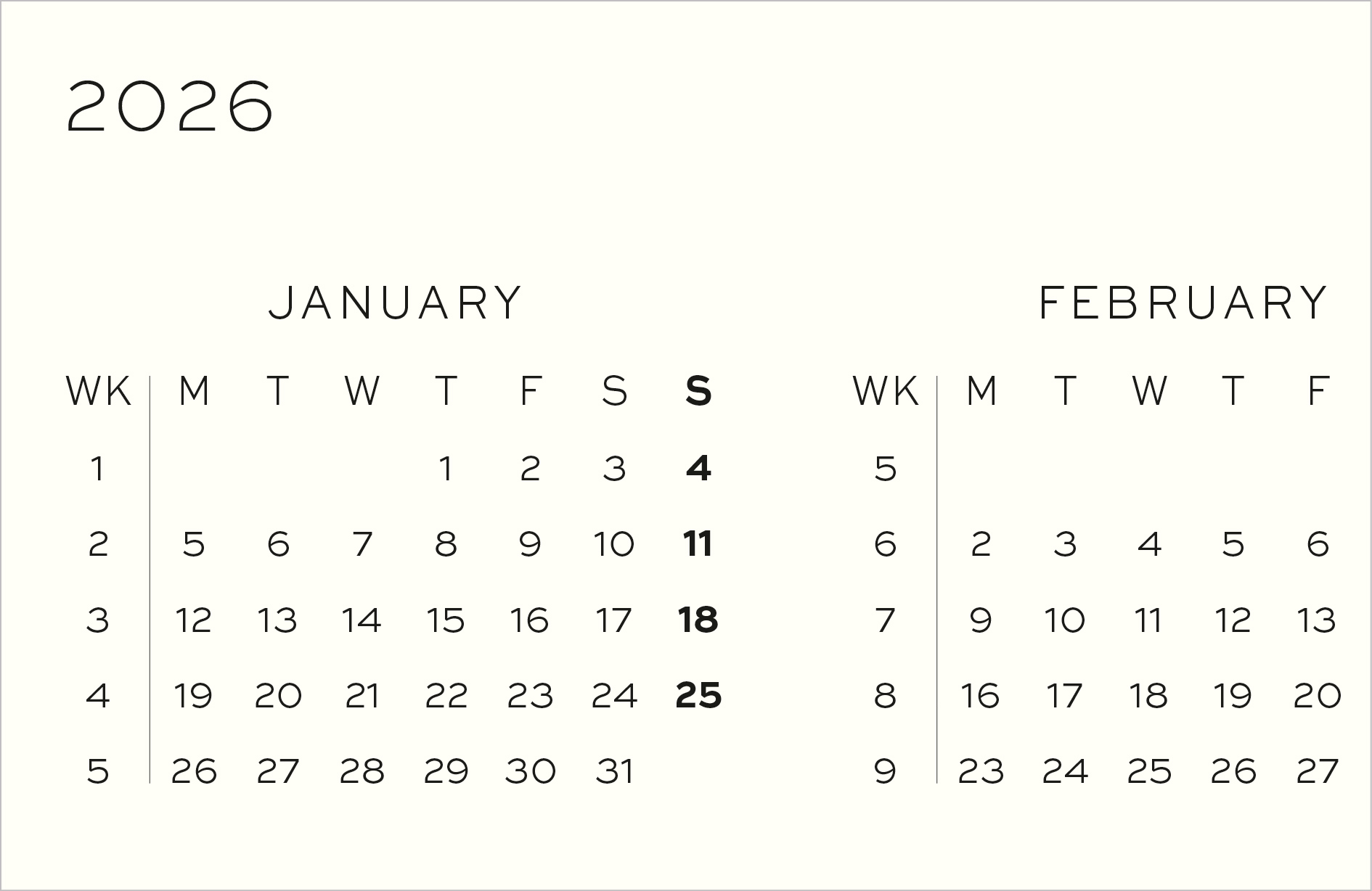 Leuchtturm1917 2026 Diary - Weekly Planner B6+