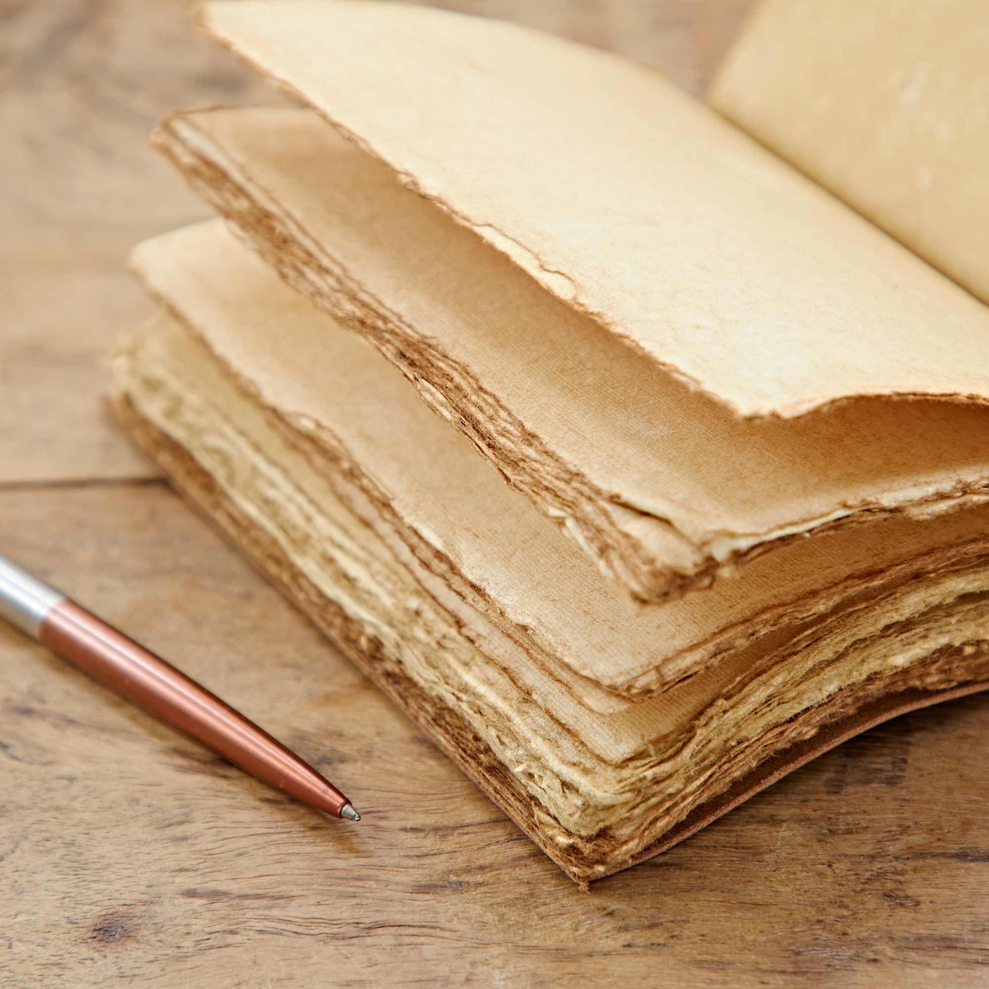 Paper High Journal - Buffalo Leather - Heart
