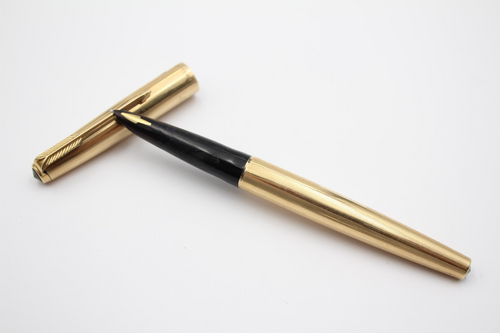 Pre-Owned Pen - Parker 61 Insignia Rolled Gold Fountain Pen