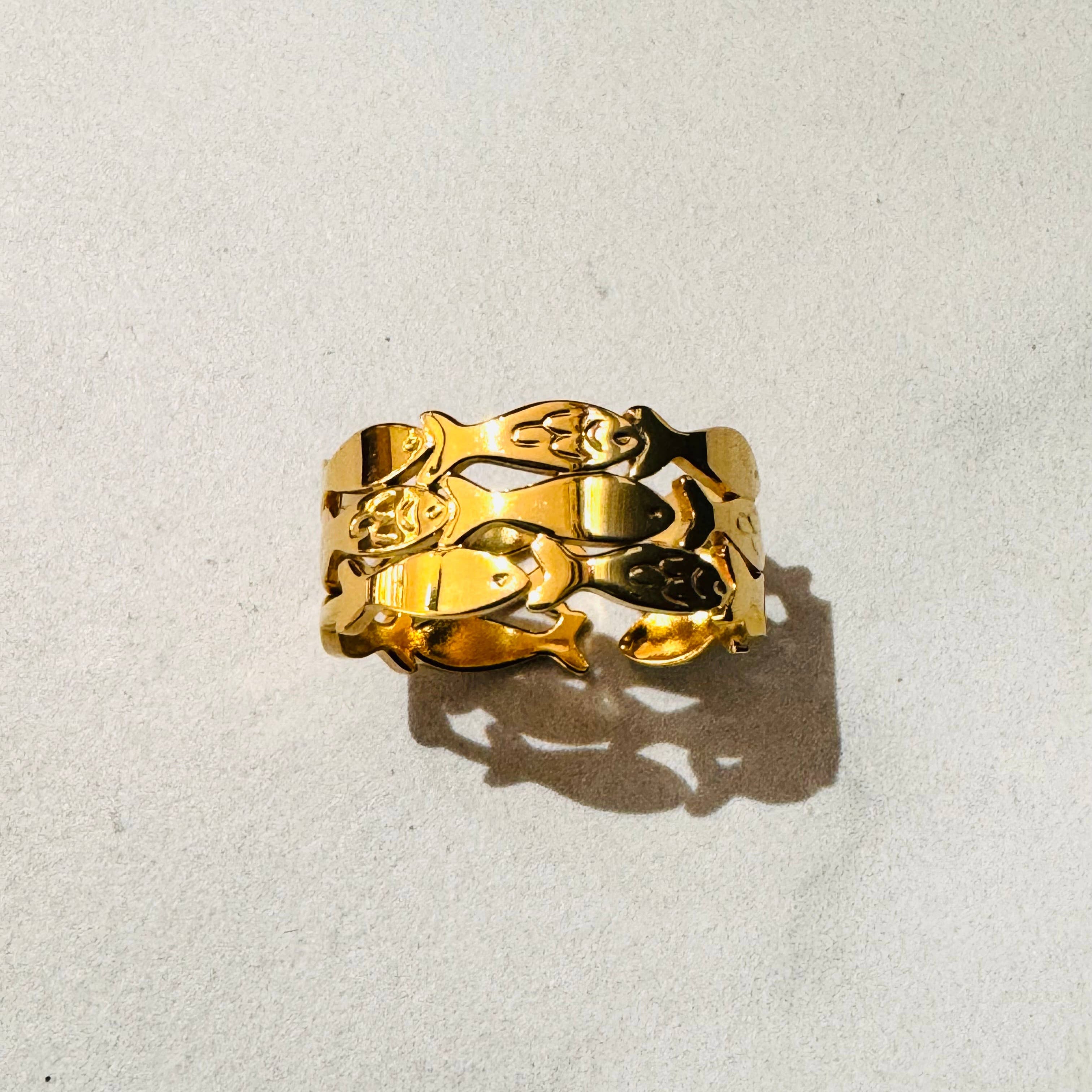 Cassette Barcelona Ring - Fishes Adjustable