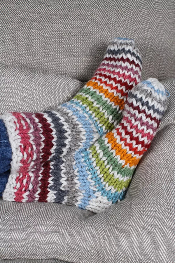 Pachamama Sofa Socks - Hoxton Stripe