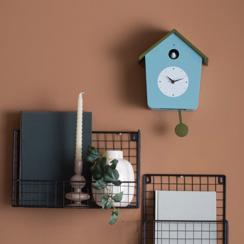 Karlsson Wall Clock - Cuckoo Light Misty Blue