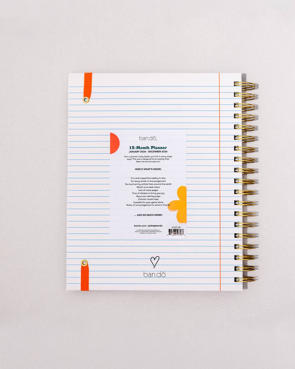 Ban.do 2026 Diary - Large Planner, Ready for Anything