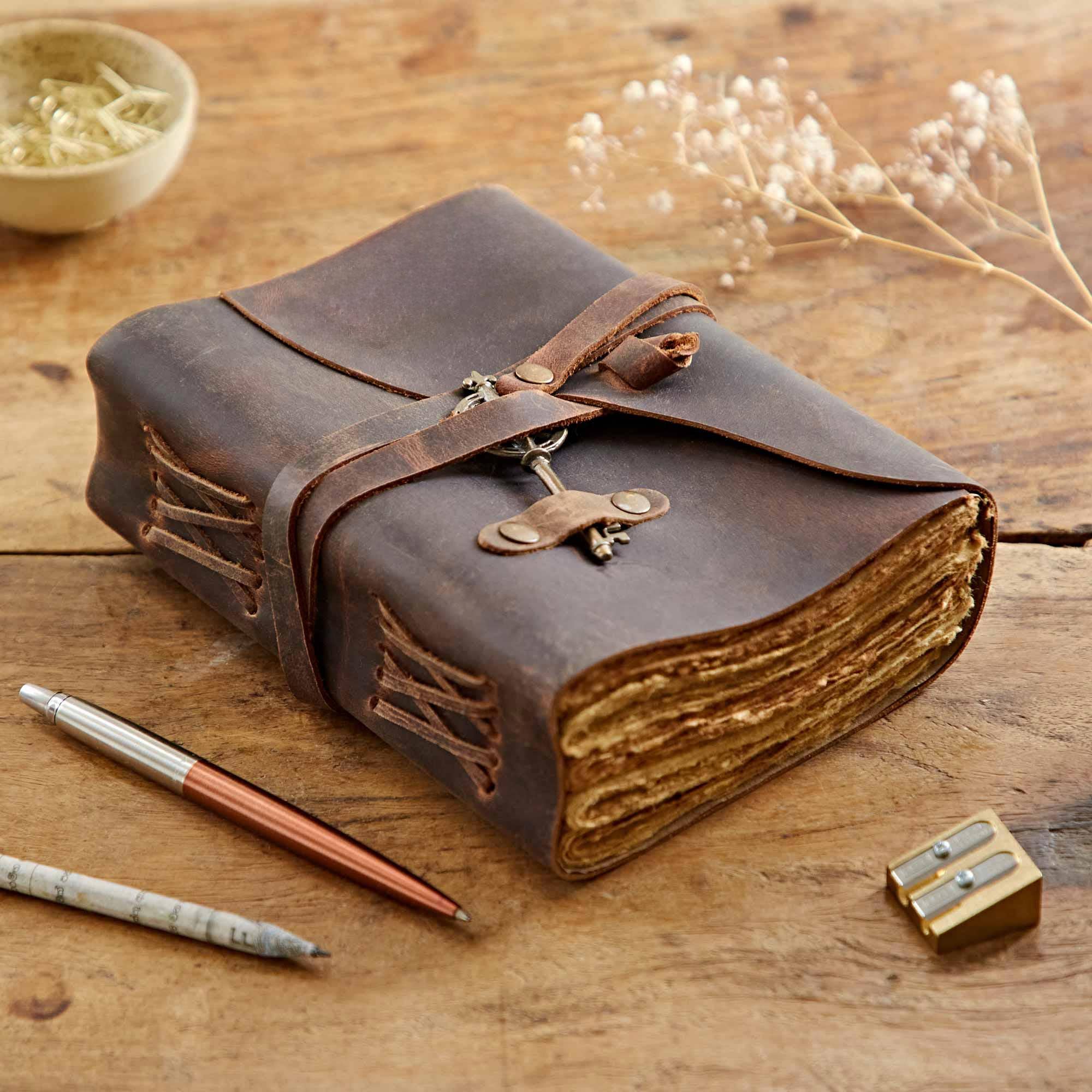 Paper High Journal - Buffalo Leather - Key