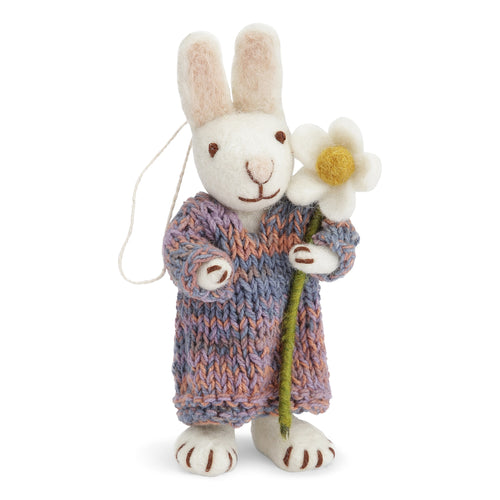 Gry & Sif Decoration - Felt Bunny Marguerite