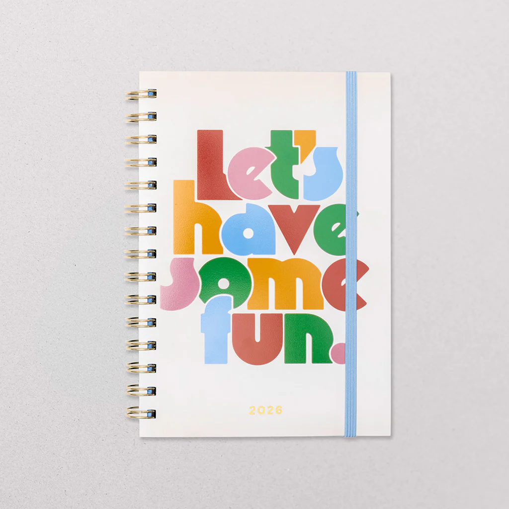 Ban.do 2026 Diary - Soft Cover Medium Planner, Let's Have Some Fun