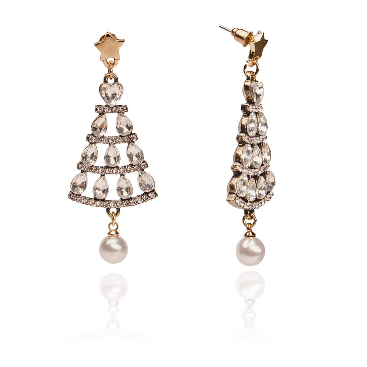 Lovett Earrings - Christmas Tree 50s Style