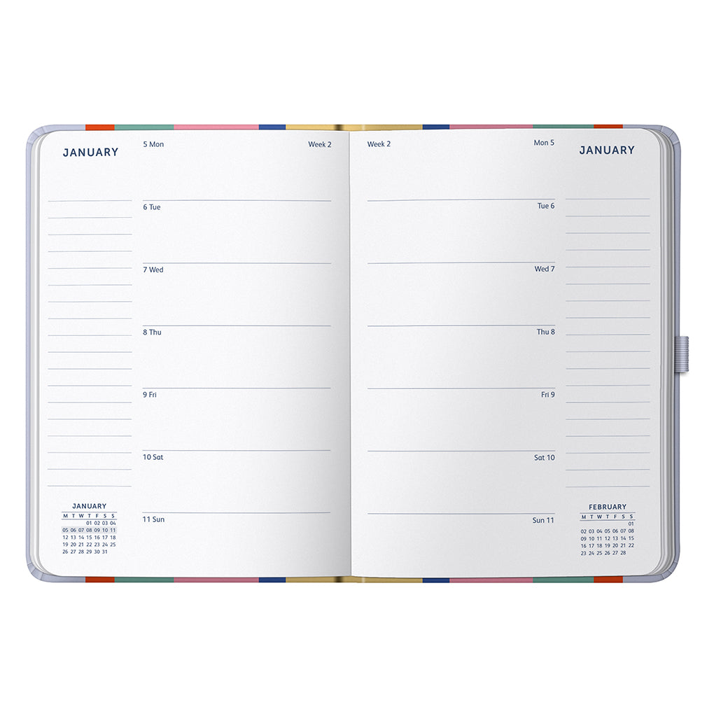 Busy B 2025-2026 Mid-Year Diaries - Stripe