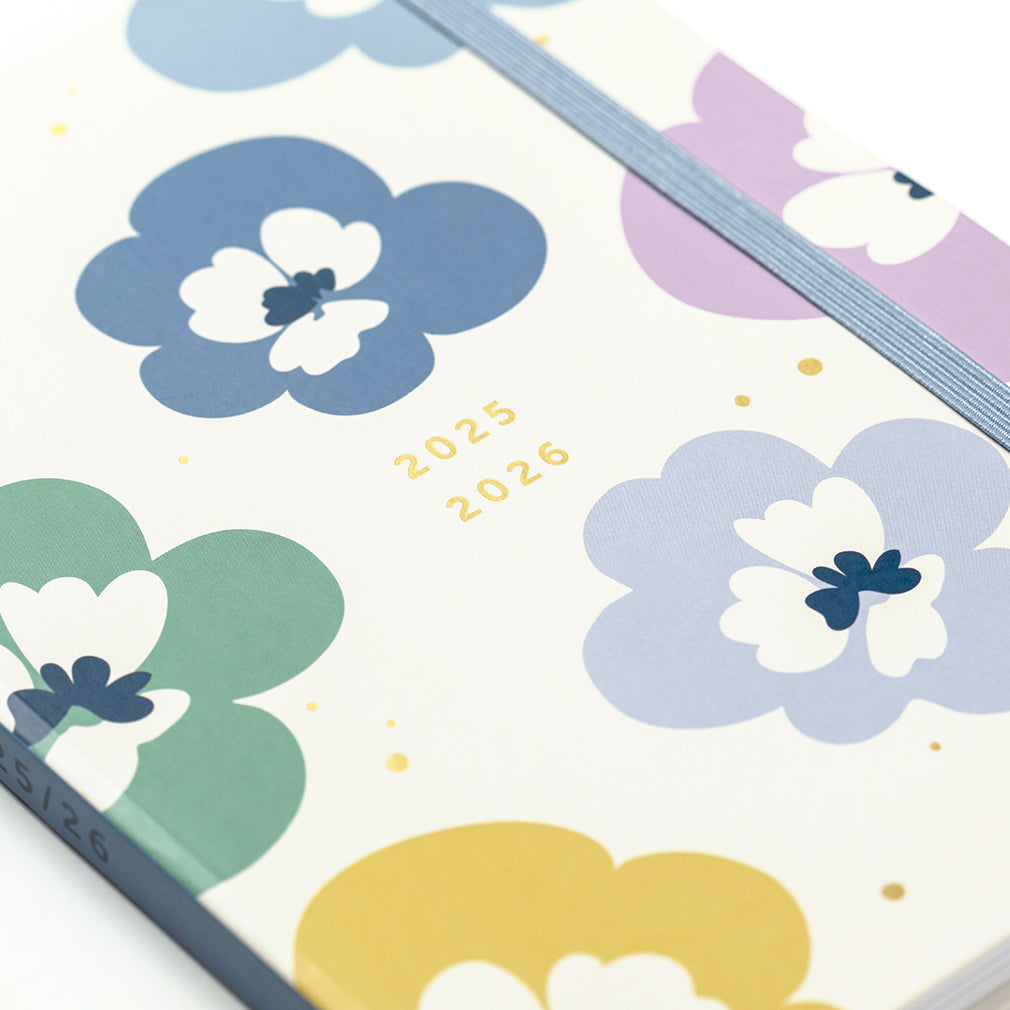 Busy B 2025-2026 Mid-Year Diaries - Floral
