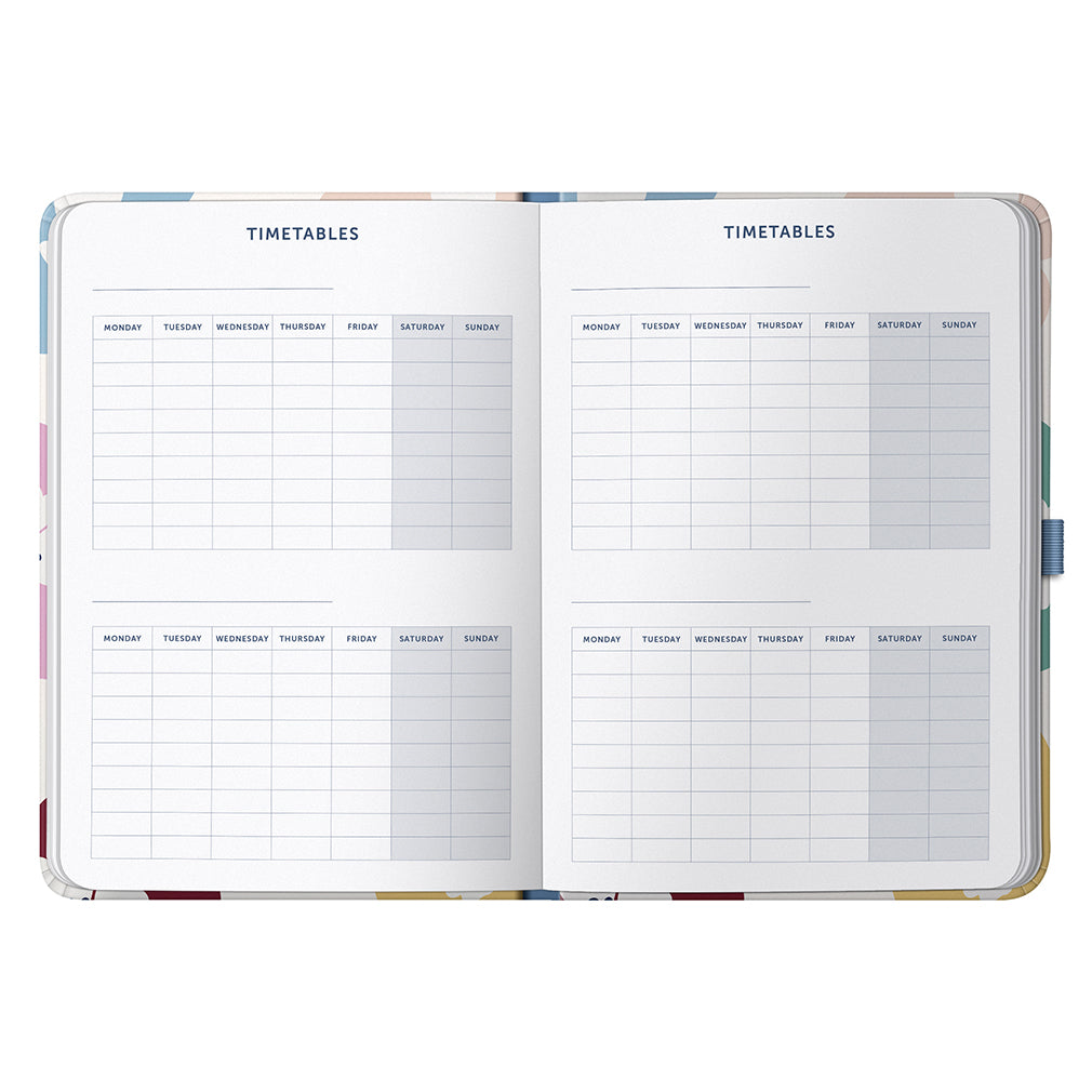 Busy B 2025-2026 Mid-Year Diaries - Floral