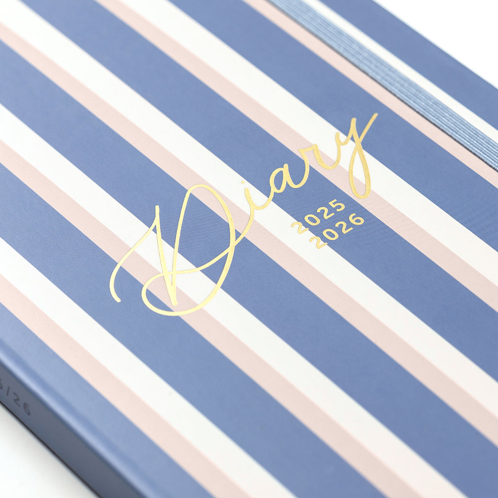 Busy B 2025-2026 Mid-Year Diaries - 17 Month Diary - Stripe