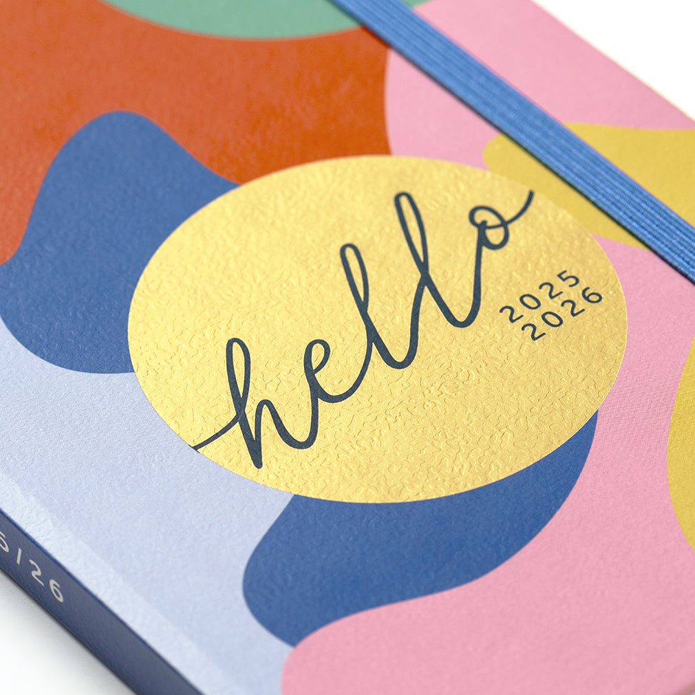 Busy B 2025-2026 Mid-Year Diaries - A6 To Do Diary - Abstract
