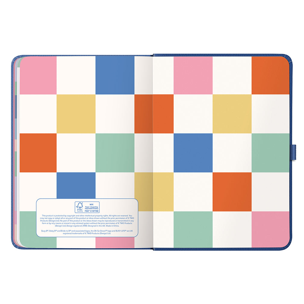 Busy B 2025-2026 Mid-Year Diaries - Perfect Planner - Sapphire