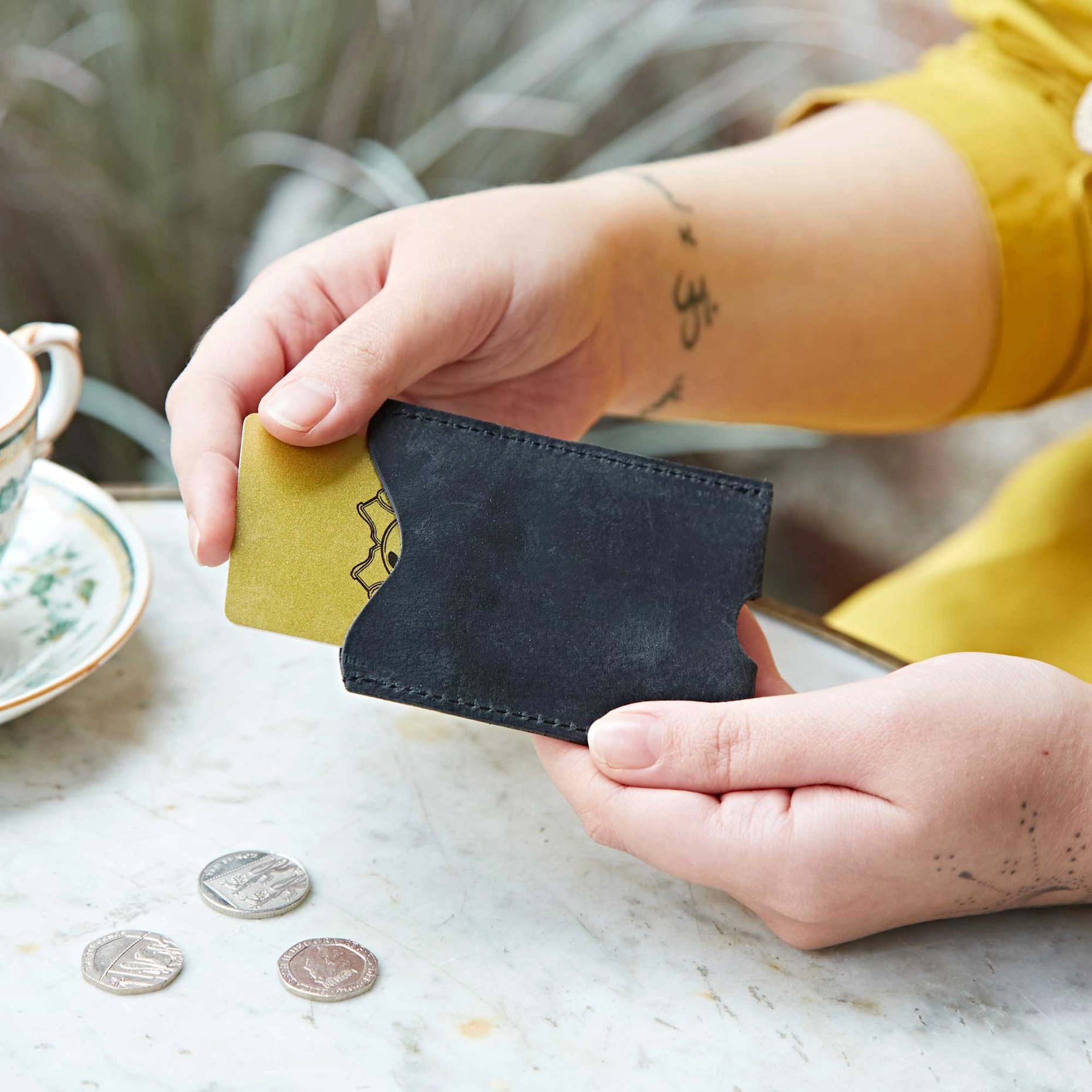 Paper High - Buffalo Leather Travel Card