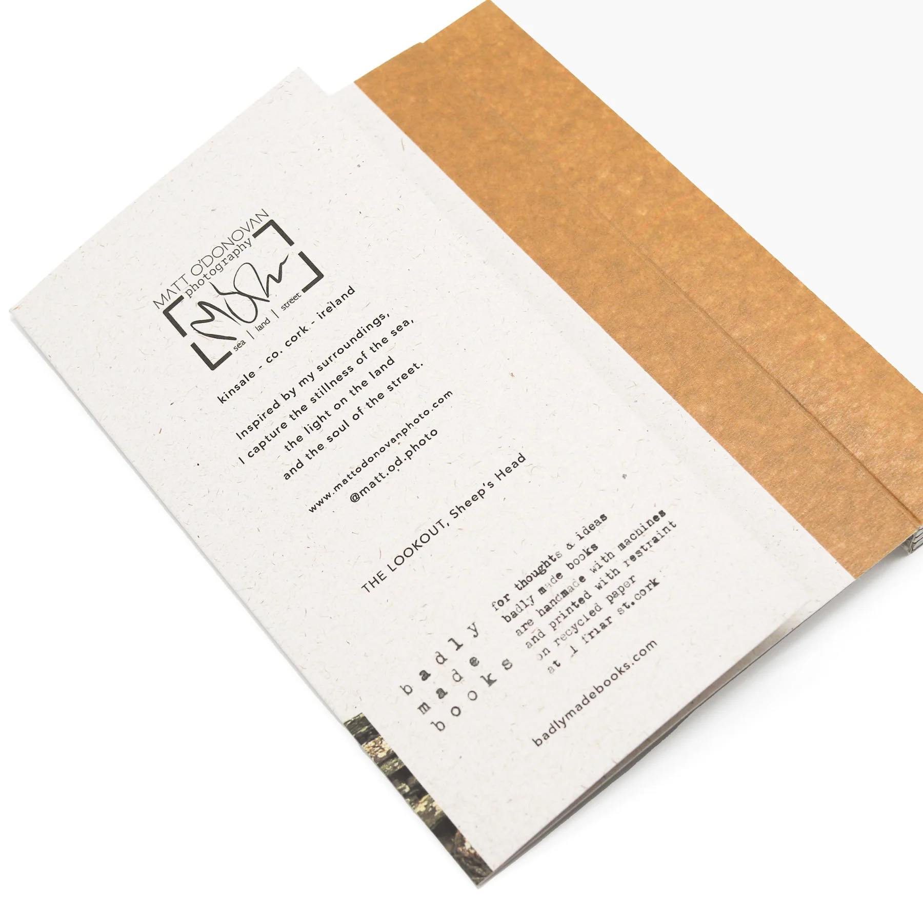 Badly Made Books - A5 Fastnet Notebook
