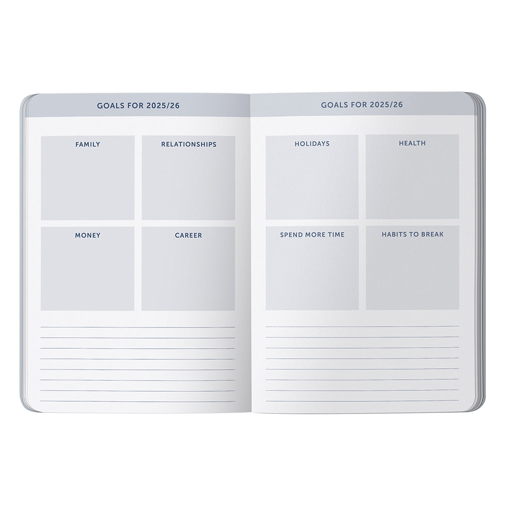 Busy B 2025-2026 Mid-Year Diaries - A5 Week to View - Harlequin
