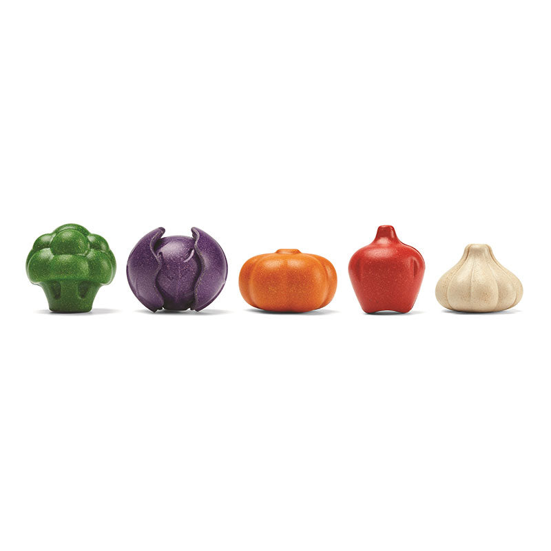 Plan Toys - Pretend 5 Colour Veggie Set