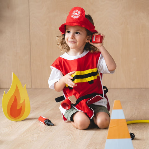 Plan Toys - Pretend Firefighter Playset