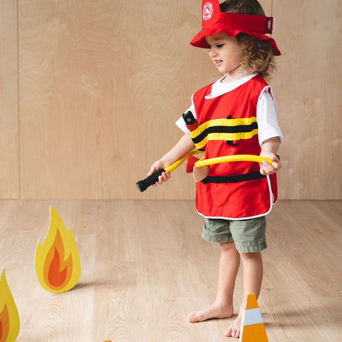 Plan Toys - Pretend Firefighter Playset