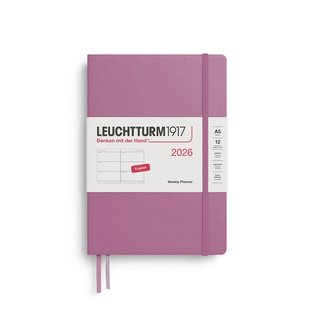 Leuchtturm1917 2026 Diary - Weekly Planner A5