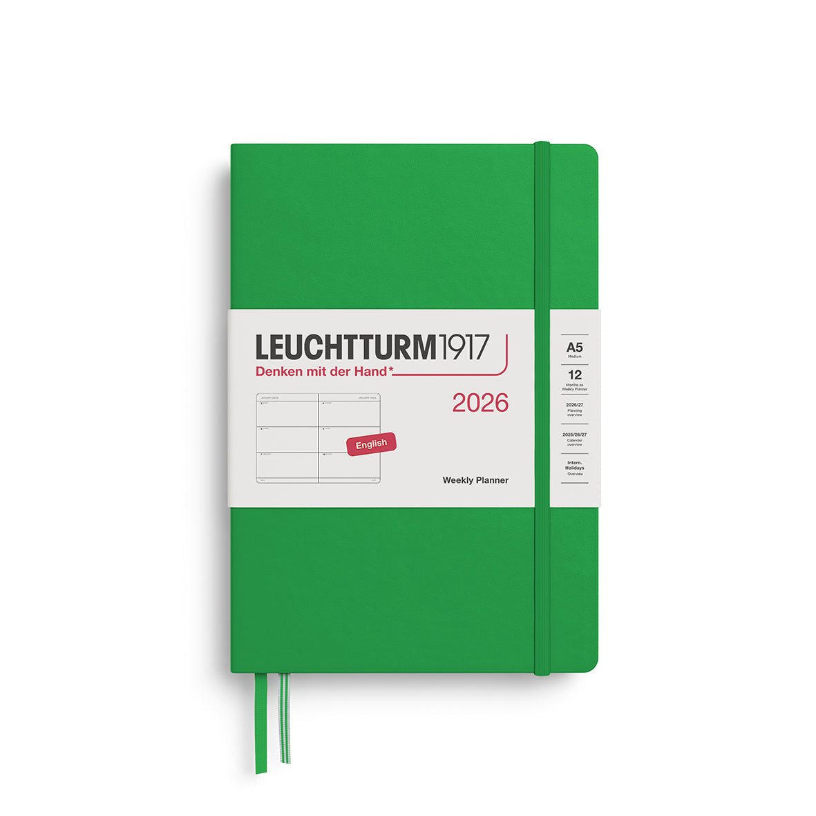 Leuchtturm1917 2026 Diary - Weekly Planner A5