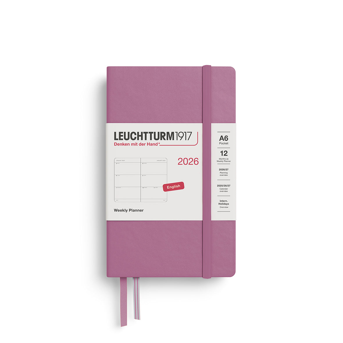 Leuchtturm1917 2026 Diary - Weekly Planner A6