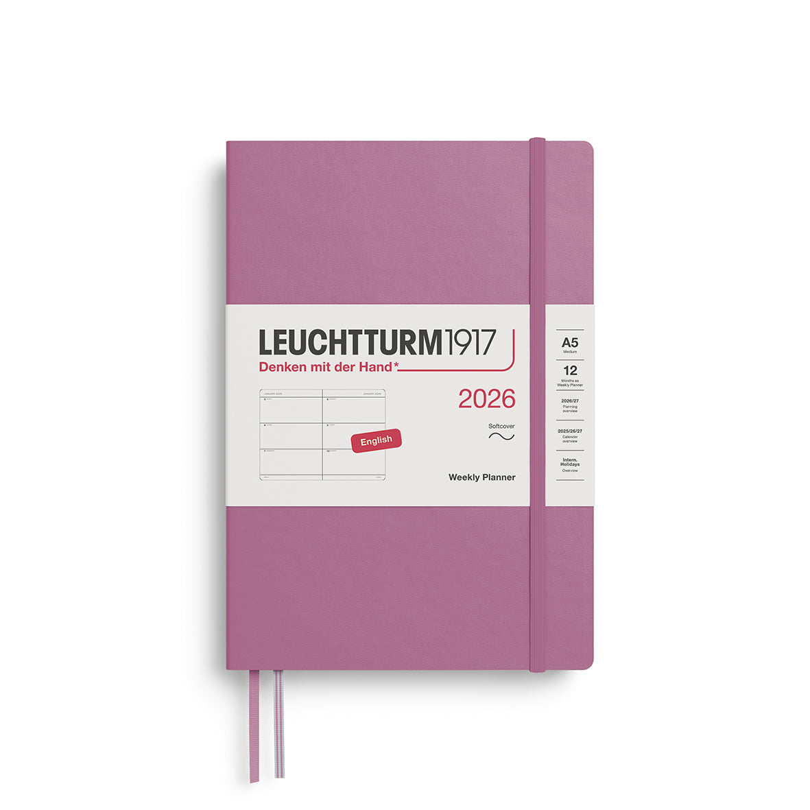 Leuchtturm1917 2026 Diary - Weekly Planner A5