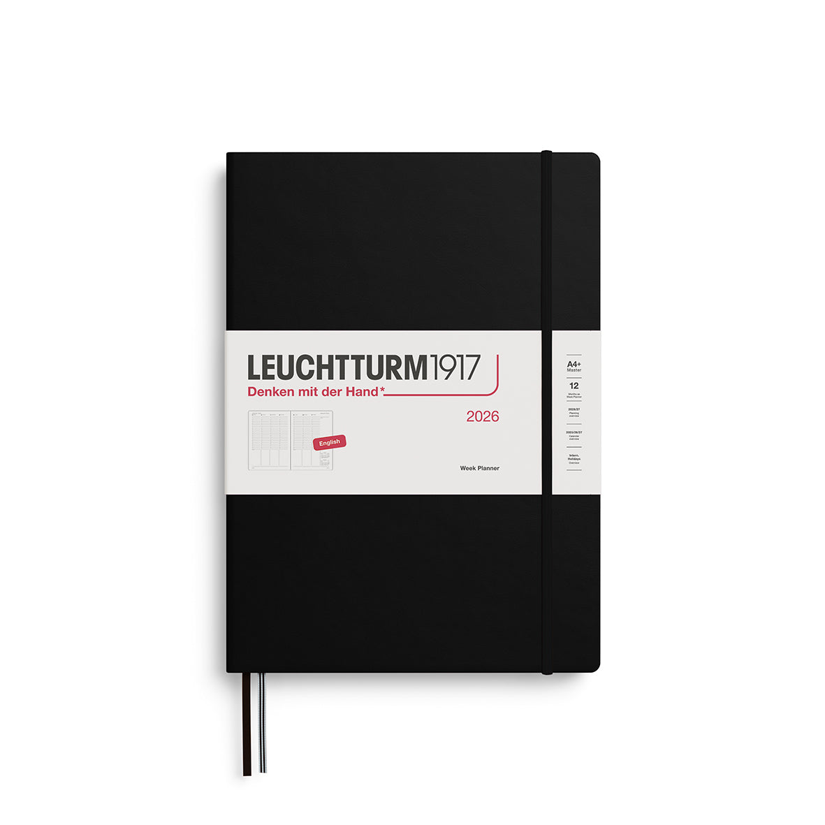 Leuchtturm1917 2026 Diary - Week Planner A4