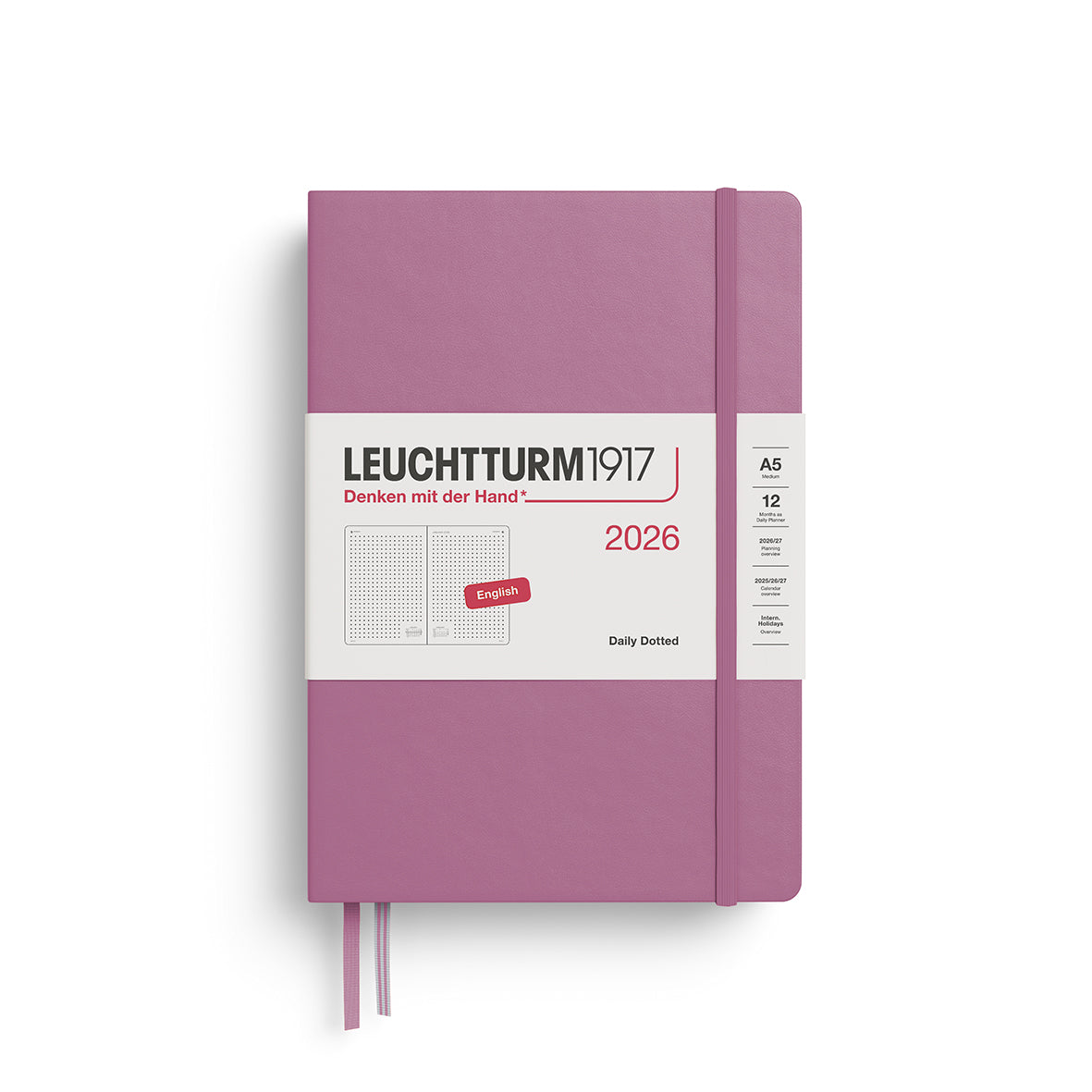 Leuchtturm1917 2026 Diary - Daily Planner A5 Dotted