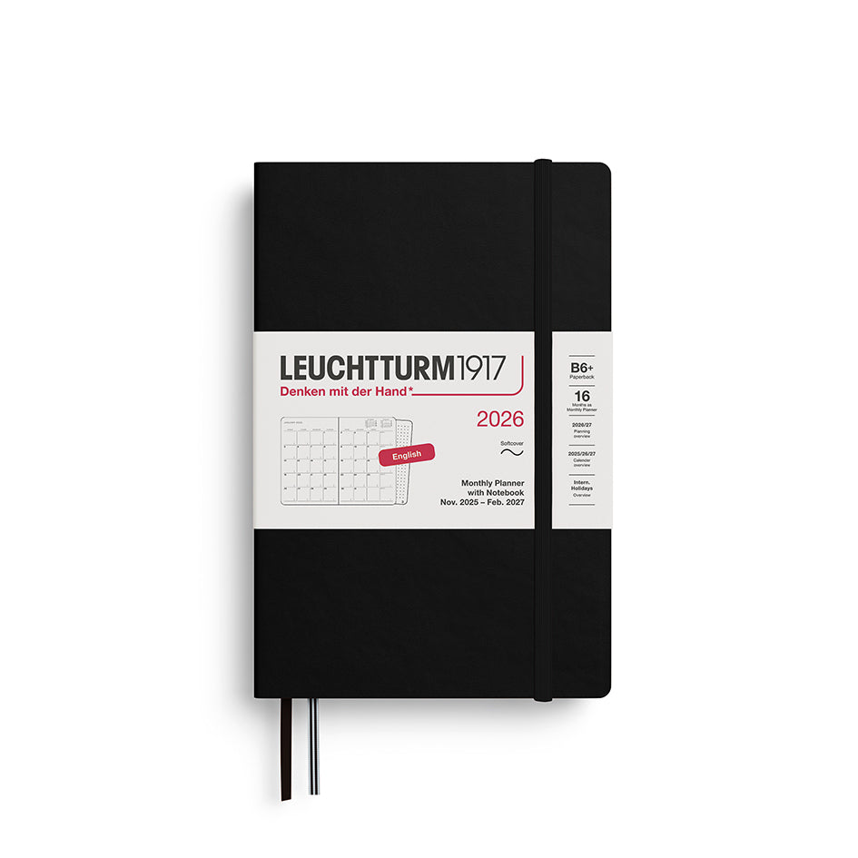 Leuchtturm1917 2026 Diary - Monthly Planner & Notebook B6+