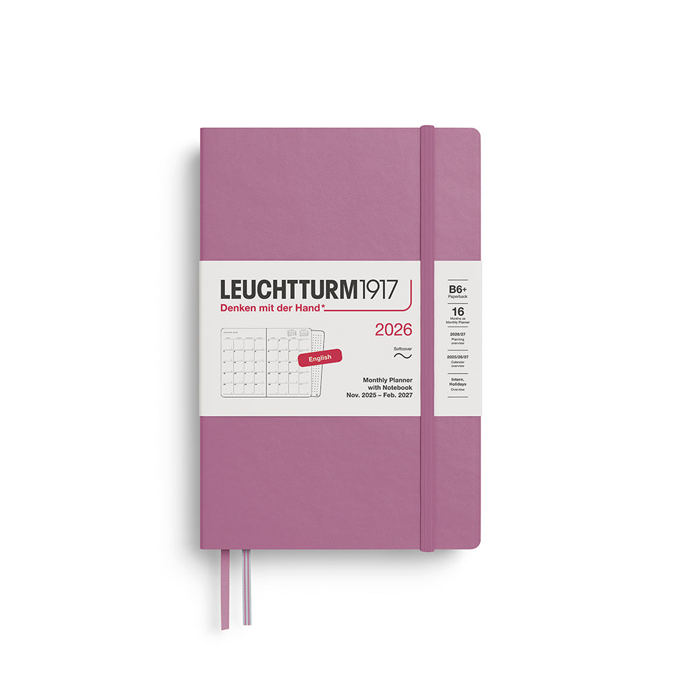 Leuchtturm1917 2026 Diary - Monthly Planner & Notebook B6+