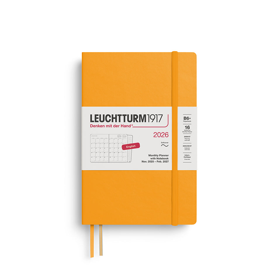 Leuchtturm1917 2026 Diary - Monthly Planner & Notebook B6+