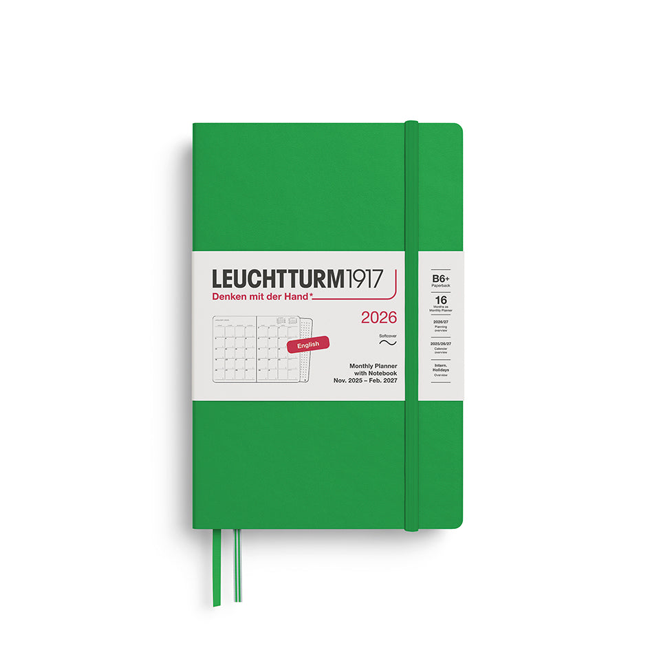 Leuchtturm1917 2026 Diary - Monthly Planner & Notebook B6+