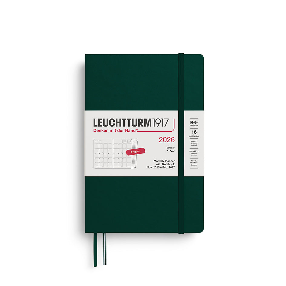 Leuchtturm1917 2026 Diary - Monthly Planner & Notebook B6+