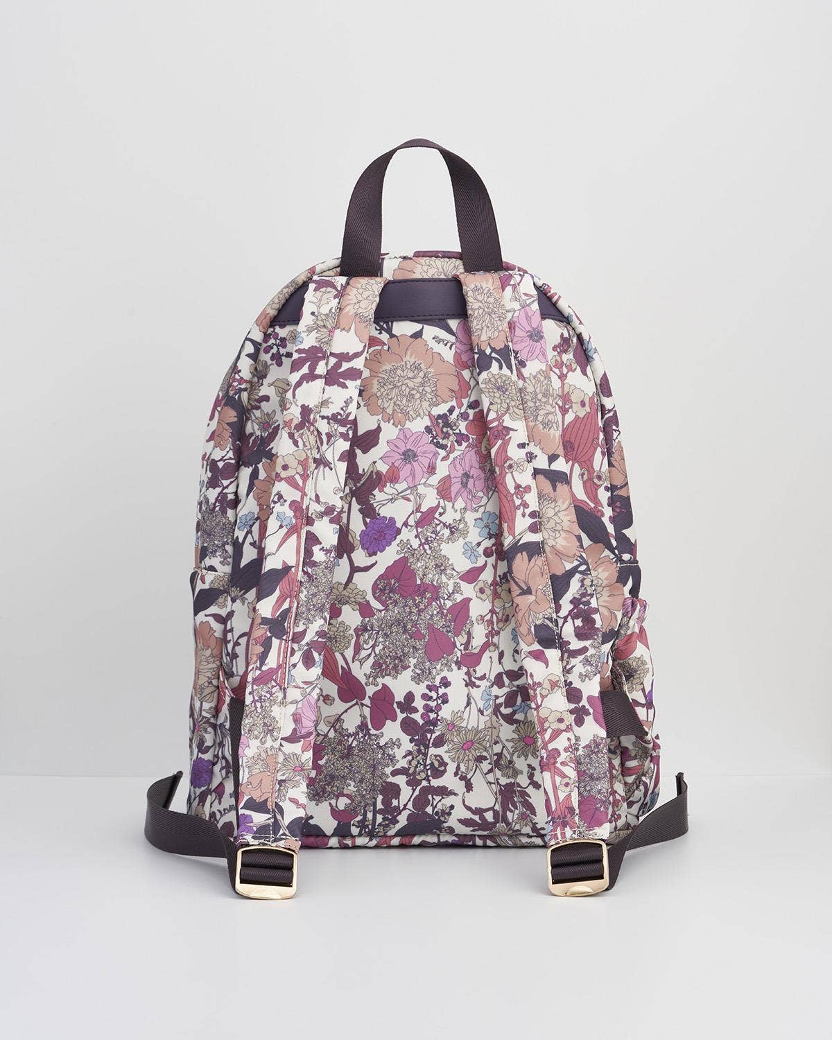 Fable Bag - Deco Blooms Large Blackberry Backpack