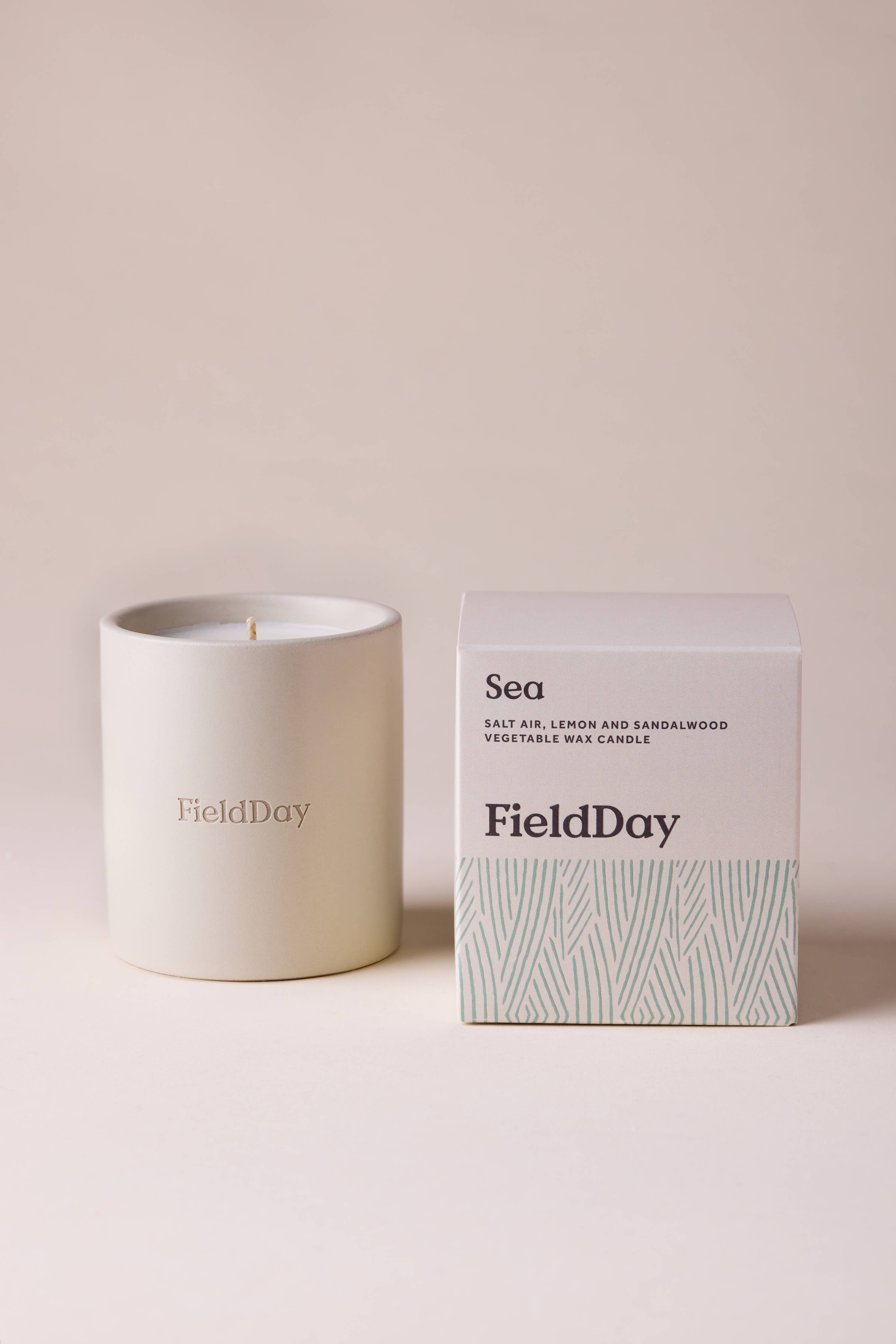 Field Day Candle - Sea Classic Stoneware