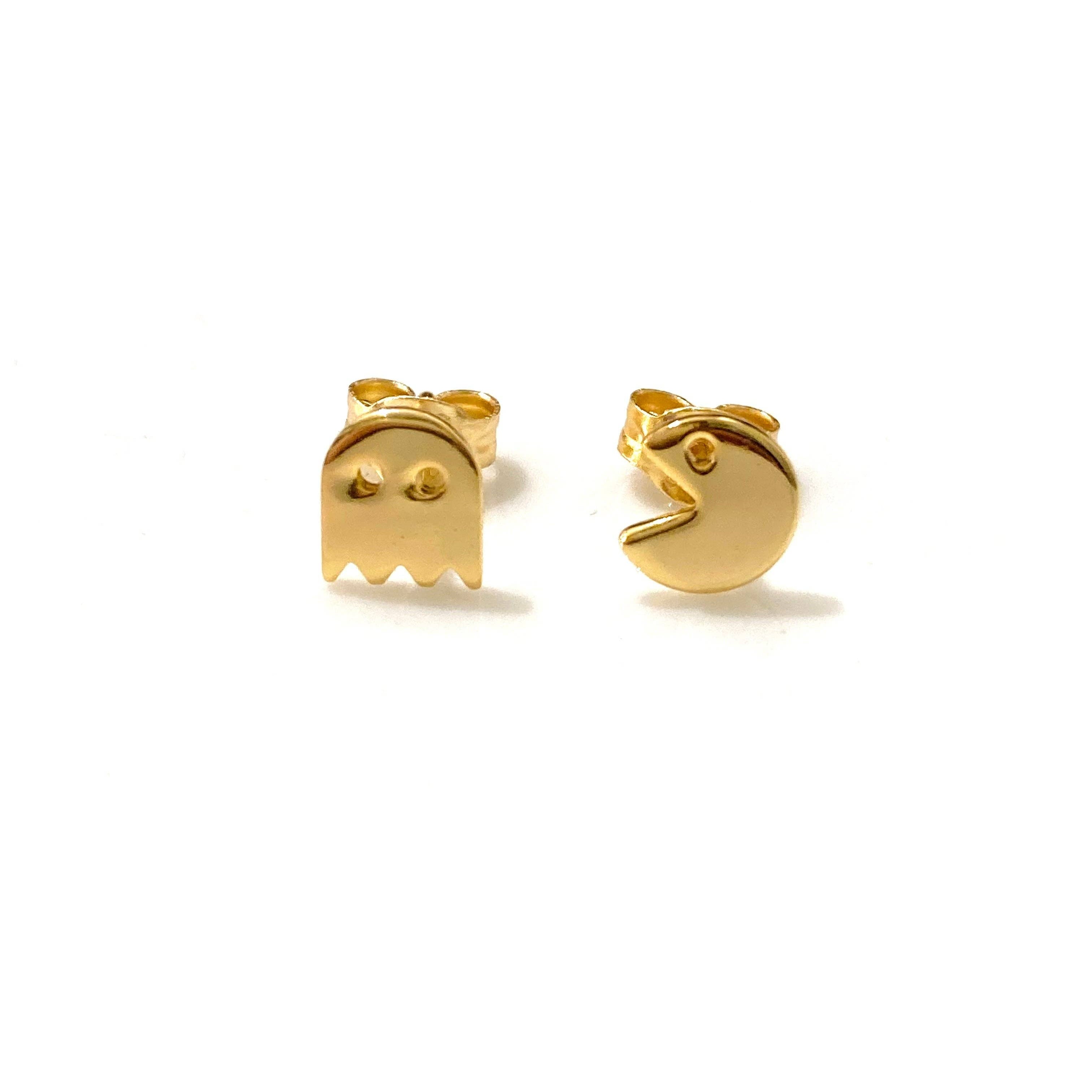 Cassette Barcelona Earrings - Pac Man Studs