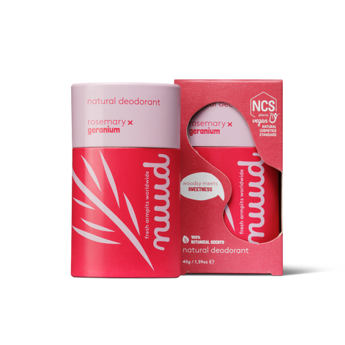 Nuud Natural Deodorant - Rosemary x Geranium Stick