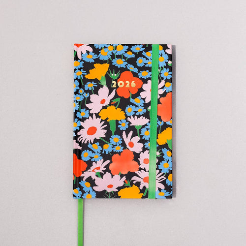 Ban.do 2026 Diary - Classic Planner, Black Floral