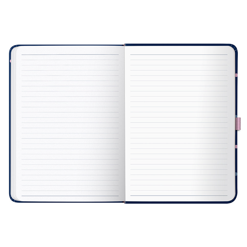 Busy B 2025-2026 Mid-Year Diaries - Day a Page Diary - Navy
