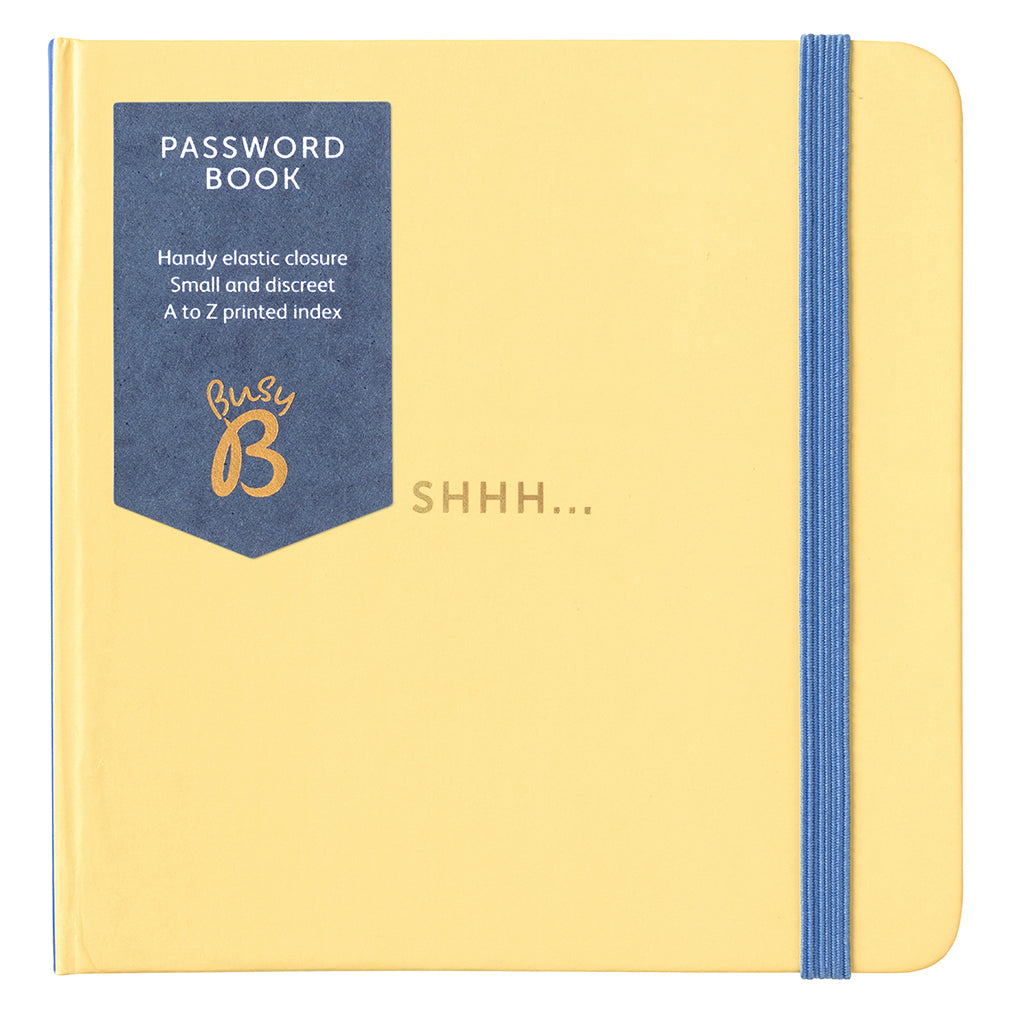 Busy B Password Book - Buttercup