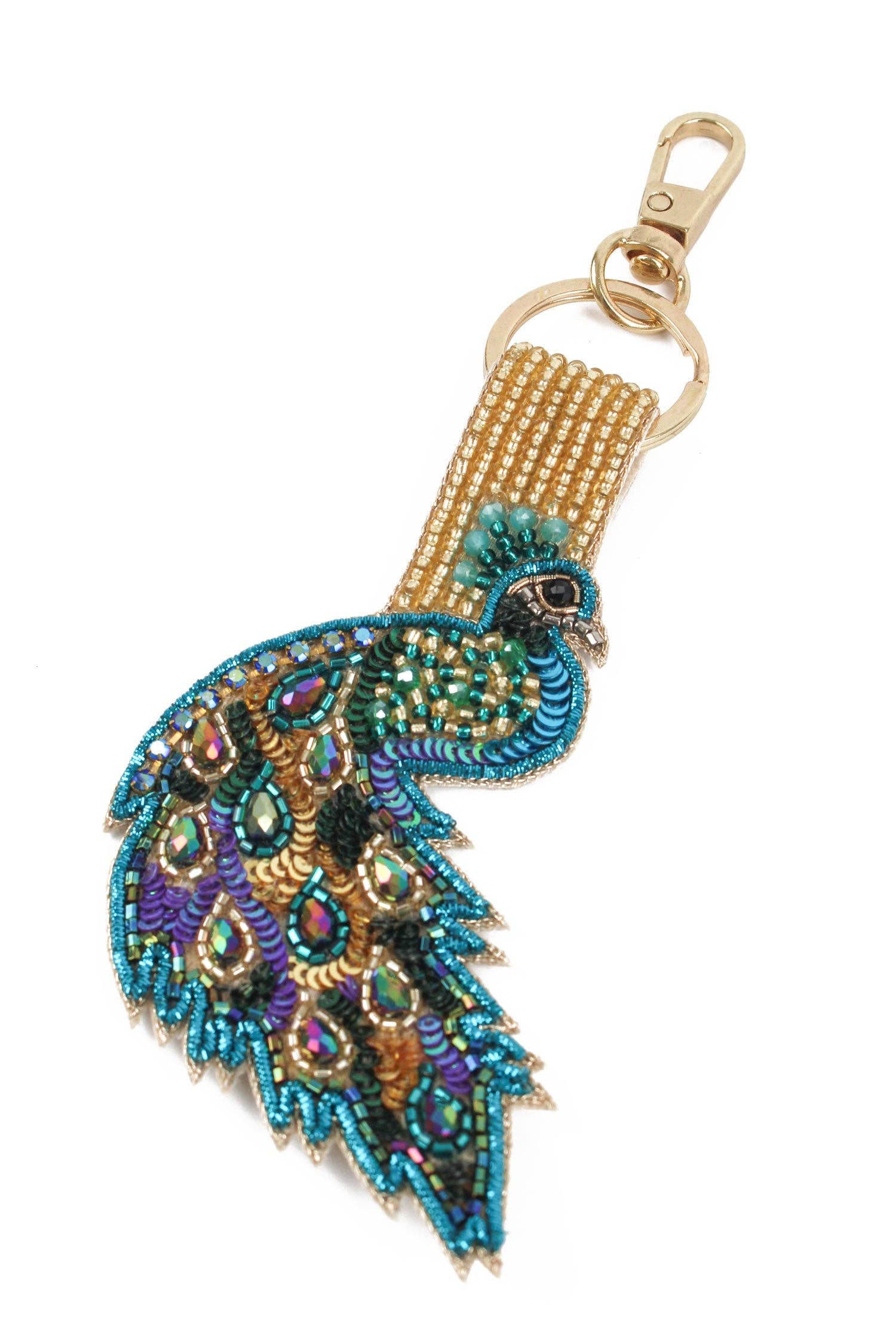 My Doris Keyring / Bag Charm - Peacock