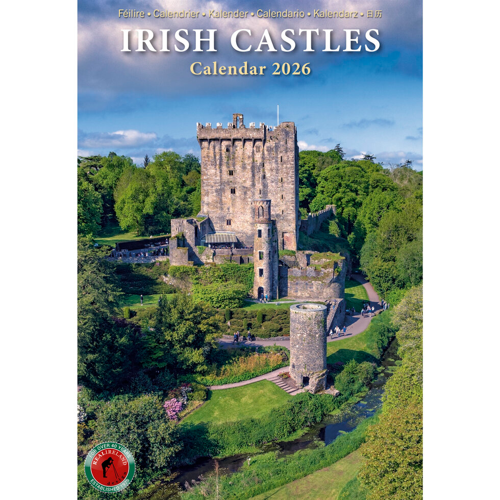 Real Ireland Slim Calendar 2026 - Irish Castles