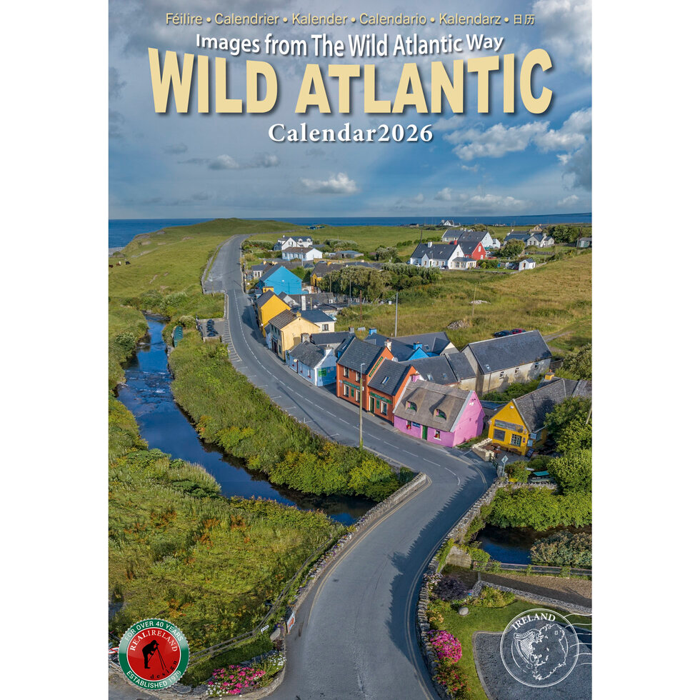 Real Ireland Slim Calendar 2026 - Wild Atlantic Way